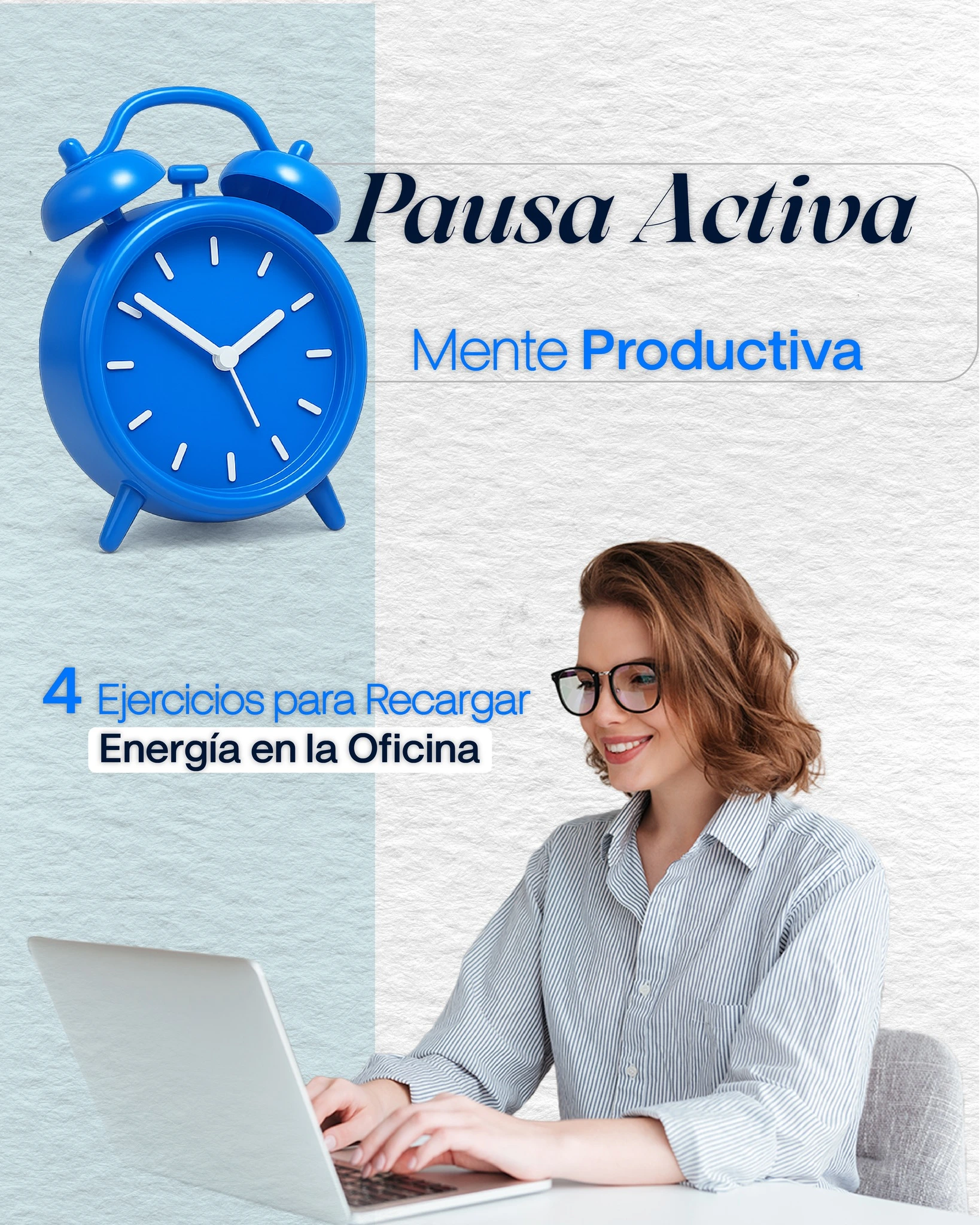 4 Ejercicios para Recargar energia en la Oficina